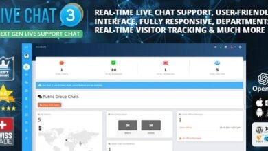 Live Support Chat Live Chat 3 Nulled