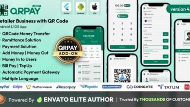 QRPay Agent Retailer Business with QR Code Android and iOS App