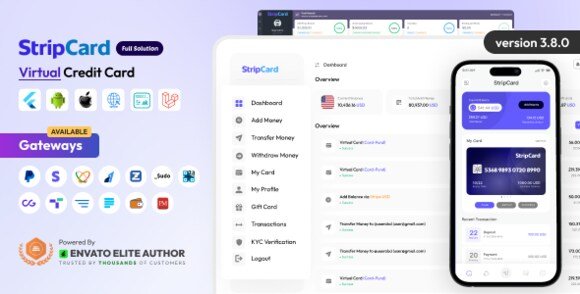 StripCard Virtual Credit Card Full Solution Nulled