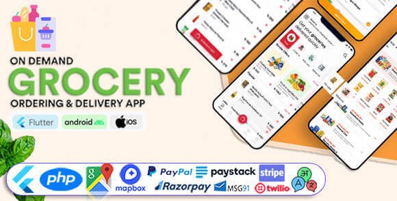 GoGrocer Grocery Vegetable Store Delivery App with Admin Panel