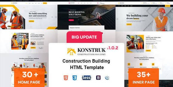 Konstruk Construction HTML Template
