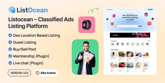 Listocean Classified Ads Listing Platform Script