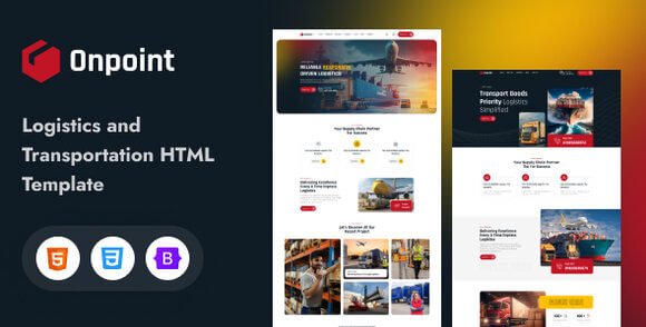 Onpoint Logistics and Transportation HTML Template