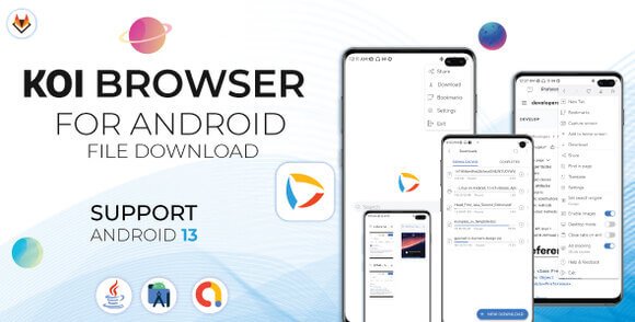 Koi Private Browser Incognito Browser Secure Browser and Adblock