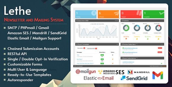 Lethe PHP Newsletter and Mailing System Script