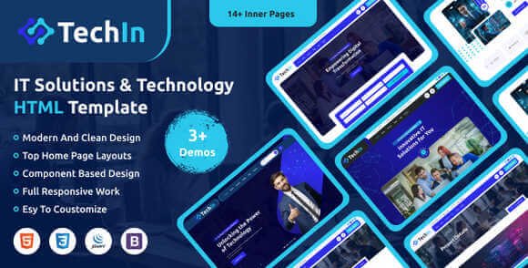 Techin IT Services and Technology HTML Template