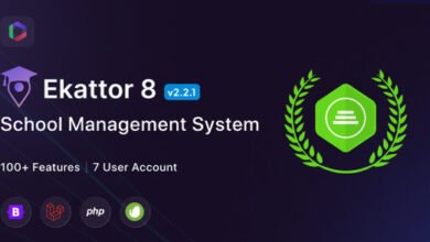 Ekattor 8 School Management System SaaS Nulled