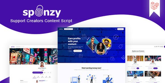 Sponzy Support Creators Content Script Nulled