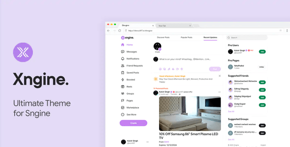 Xngine The Ultimate Sngine Theme Download