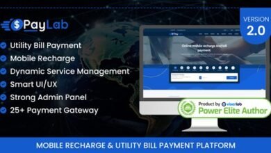 PayLab Mobile Recharge and Utility Bill Payment Nulled Script