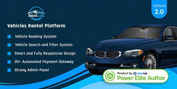 RentLab Vehicles Rental Platform Nulled Script
