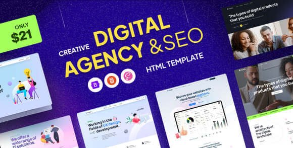 Tryesy Creative Digital Agency HTML Template Download