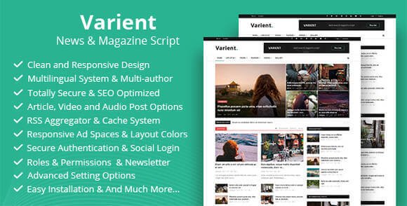 Varient News and Magazine Nulled Script