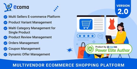 Ecoma Multivendor Ecommerce Shopping Nulled Script
