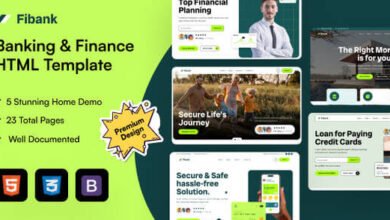 Fibank Banking and Finance HTML5 Template