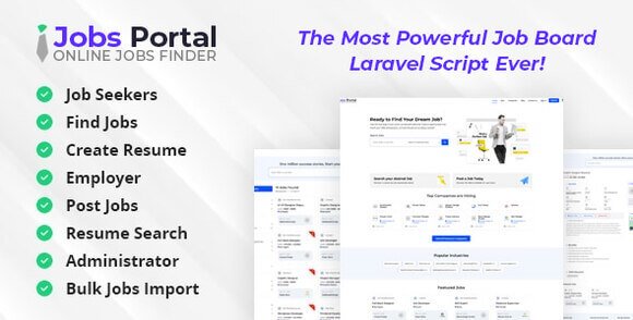 Jobs Portal Job Board Laravel Script Nulled