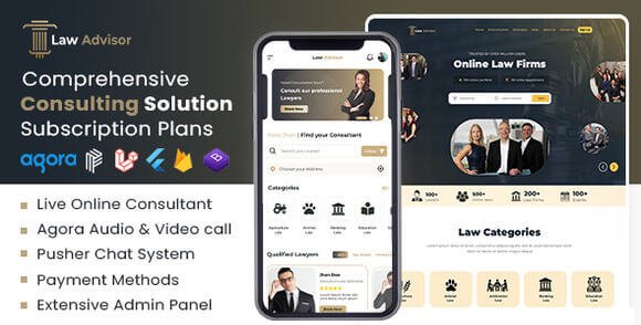 LawAdvisor Seamless Tele-Advisory and Virtual Legal Services with Flutter Apps
