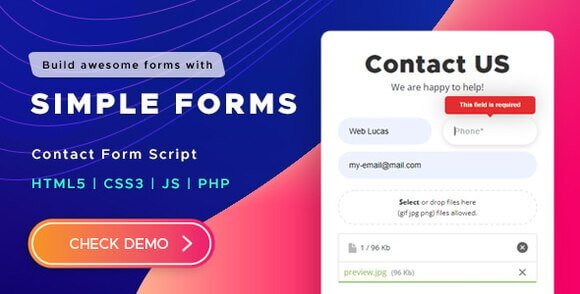 Simple Forms Contact Form Script