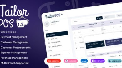 TailorPos POS and Order Management System Script