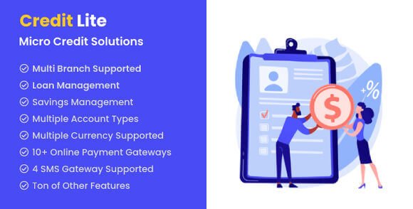 Credit Lite Multi Branch Loan and Savings Management System Nulled