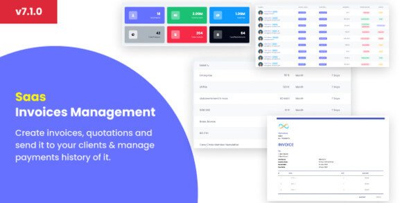 Invoice SaaS Management System Accounting and Billing Tool