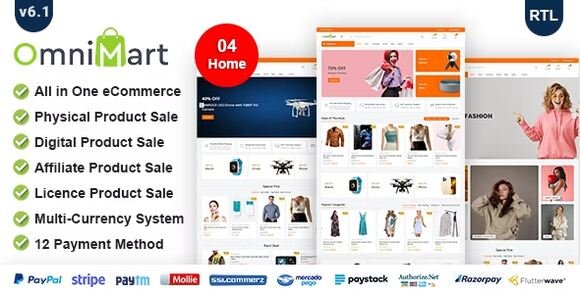 OmniMart Laravel eCommerce Nulled Script