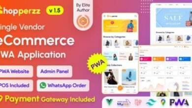 Shopperzz PWA eCommerce CMS with POS and WhatsApp Ordering Script