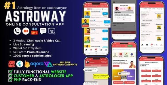 Astroway Astrology Consultations Chat Audio Video Calls Live Streaming Source