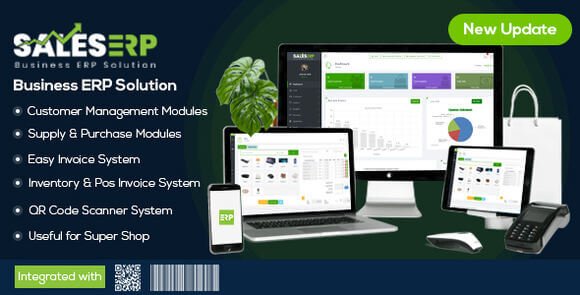 ERP Business Solution Product Shop Company Management Nulled Script