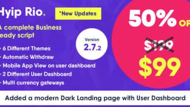 Hyip Rio Advanced Hyip Investment Scheme with Ranking System Nulled