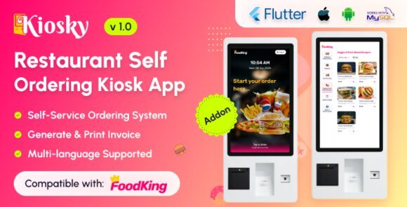 Kiosk Restaurant Self Ordering Kiosk App for Food King Source