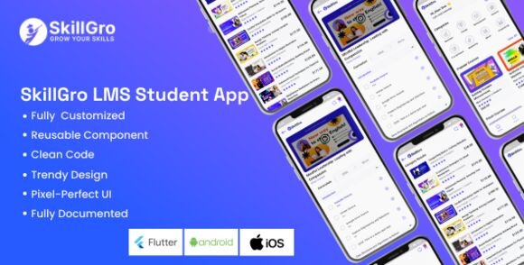 SkillGro LMS Student App Course and Learning Management System