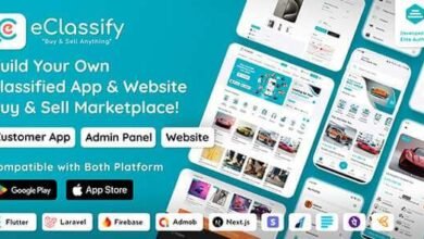 eClassify Classified Buy and Sell Marketplace Flutter App with Laravel Admin Panel