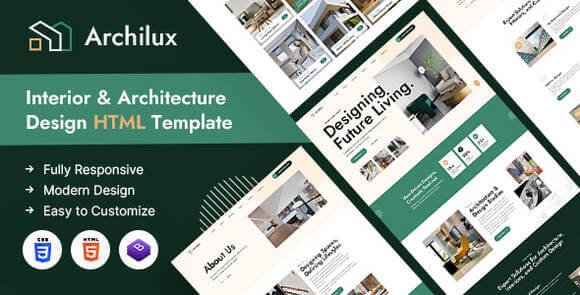 Archilux Interior and Architecture HTML Template