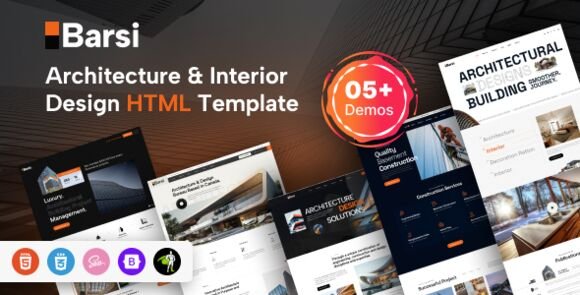 Barsi Architecture and Interior Design HTML Template