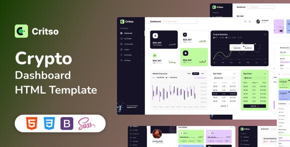 Critso Crypto Dashboard HTML Template