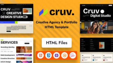Cruv Creative Agency and Portfolio HTML Template