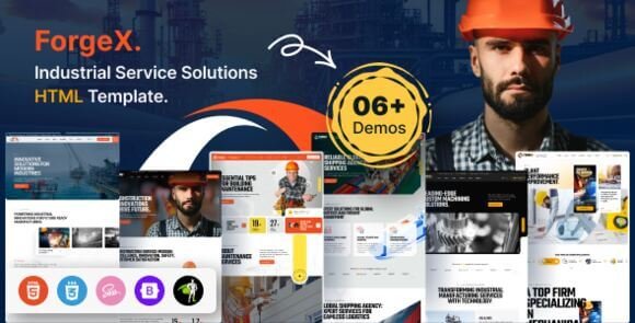 Forgex Factory and Industry HTML Template