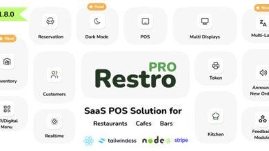RestroPRO SaaS POS Software for Restaurant Cafe Food Truck Script