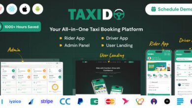 Taxido InDrive Grab Uber Clone Taxi Booking with Cab Rental Parcel