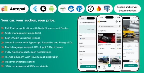 Autopal Car Auctions Full Application Source