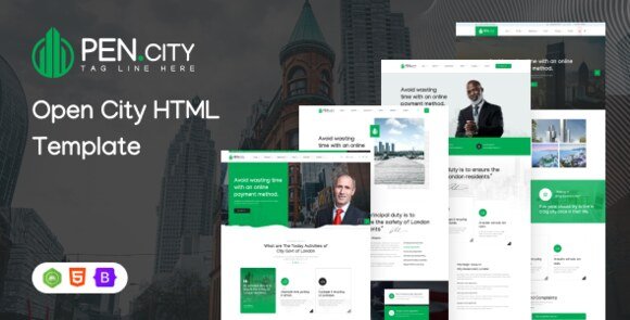 OpenCity Political and Government HTML Template