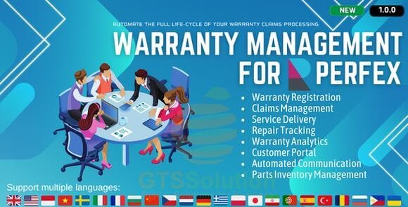 Warranty Management Module for Perfex CRM Addon