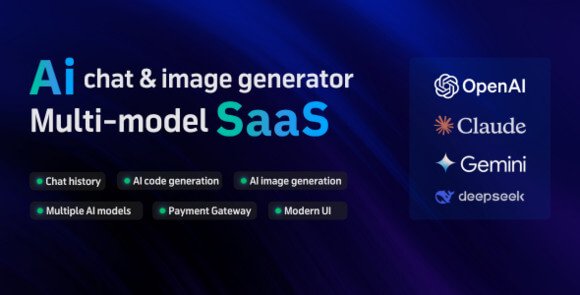 AI Chat Image AI Multi Model SaaS Script
