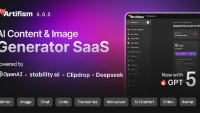 Artifism AI Content Image Video Chat Chatbot Voiceover and Code Generator SaaS