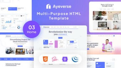 Ayeverse Multi-Purpose HTML Template