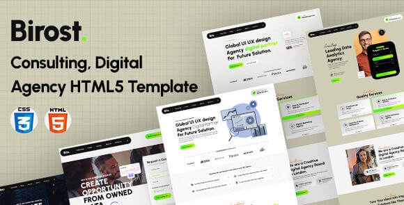 Birost Consulting Digital Agency HTML5 Template
