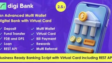 Digibank Advanced Multi Wallet Digital Banking System with Virtual Card