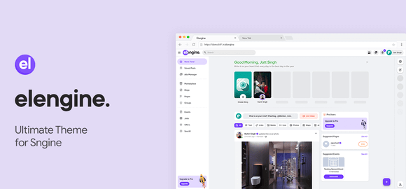 Elengine The Ultimate Sngine Theme