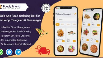Foody Friend Restaurant Food Ordering Bot for WhatsApp Telegram Messenger SaaS
